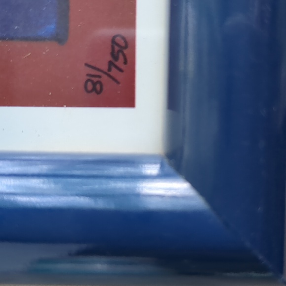 Patriotic Folk Art Numbered 81/750 Signed by Donna Moses - Picture 8 of 9